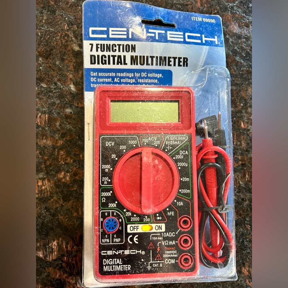 Cen-Tech digital multimeter